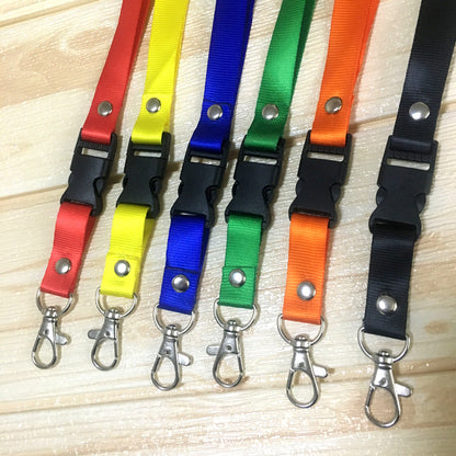 Custom Print Nylon Lanyard with Detachable Buckle