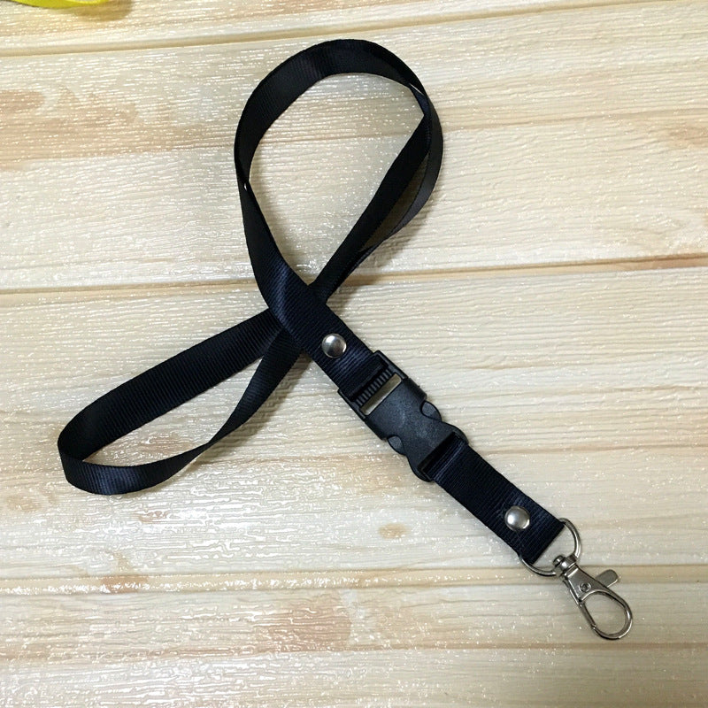 Custom Print Nylon Lanyard with Detachable Buckle