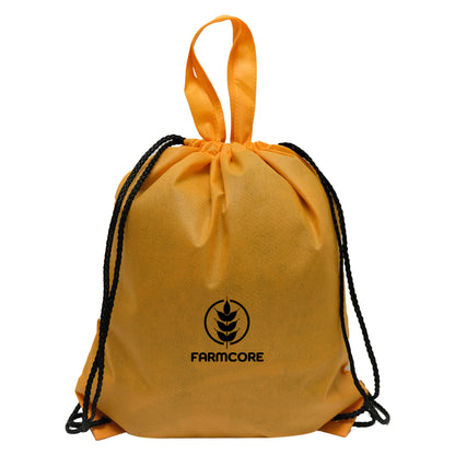 Sportsman Drawstring Backpack with Handle 14.75"W x 17"H - Various Color Options