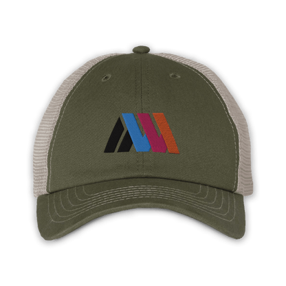 Sportsman - Contrast-Stitch Mesh-Back Cap - Logo Embroidered