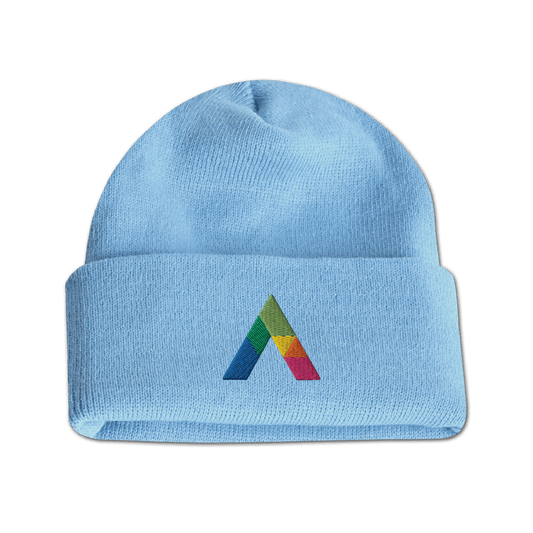 Acrylic Roll Up Knit Toque Beanie - Logo Embroidered