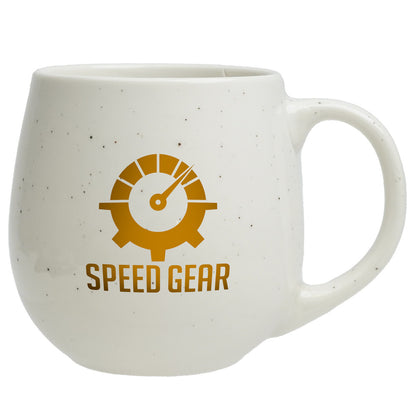 Kootenay Speckled 520 Ml. (17.6 Fl. Oz.) New Bone China Mug - Single Color or Full Color Printing