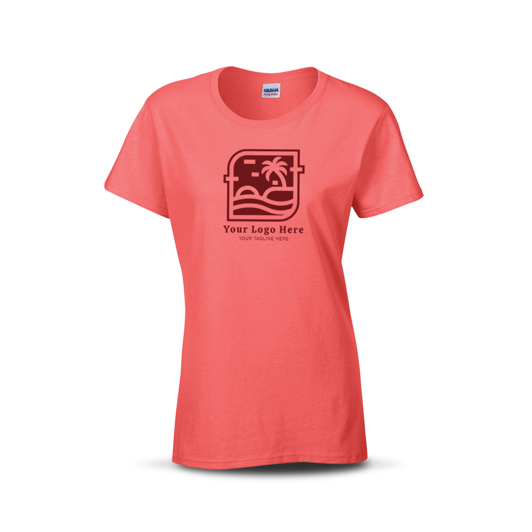 Gildan Ladies' Heavy Cotton T-Shirt (G500L Screen Print)