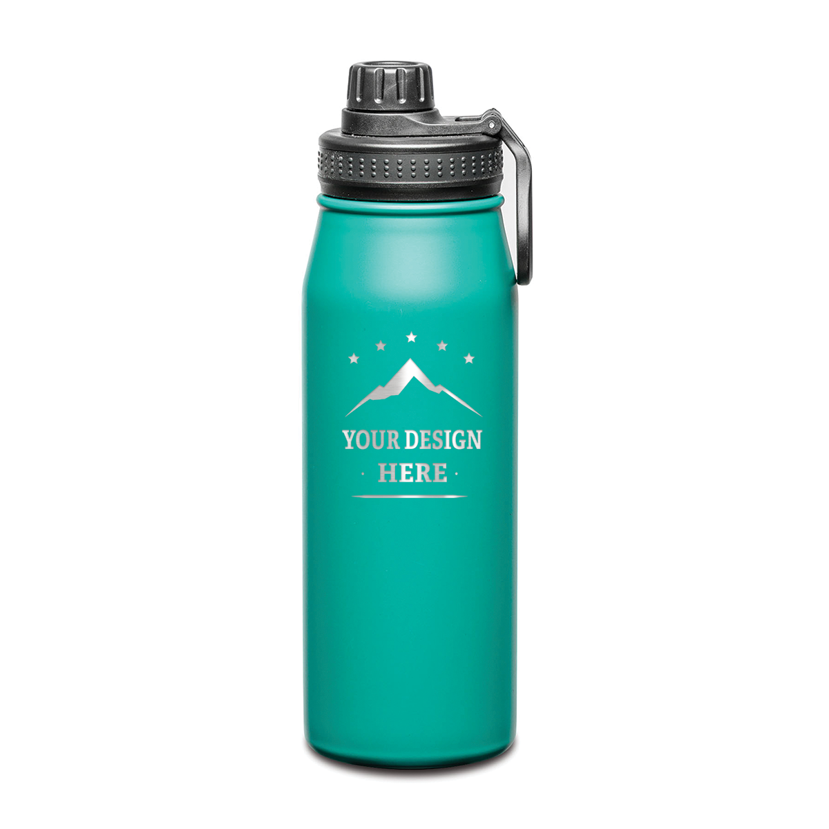 Cienega SS Double Wall Vacuum Insulated Water Bottle w/ Twist Chug Lid 27oz - Laser Engraving Logo - 12pcs to Start