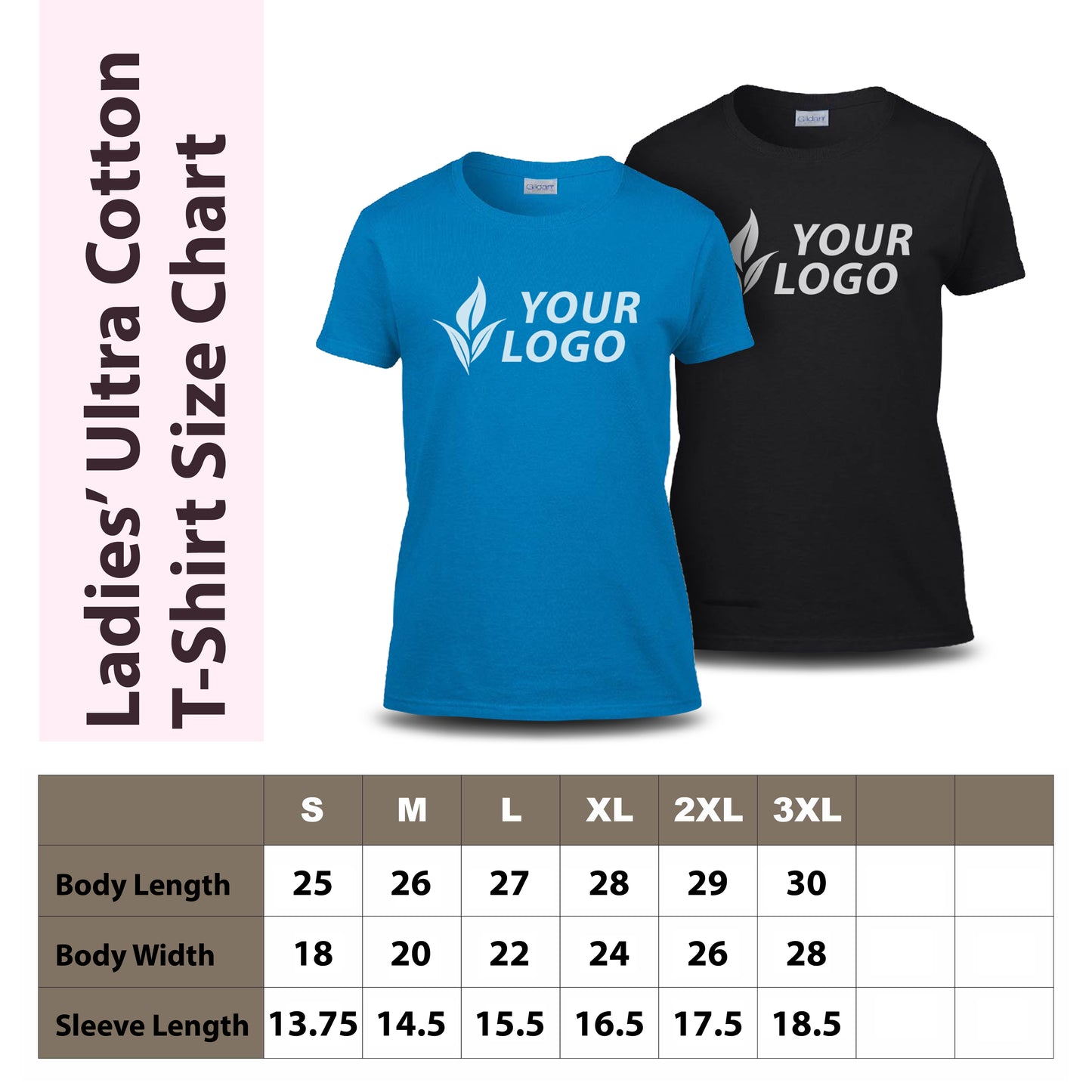 Gildan Ladies' Ultra Cotton T-Shirt (G200L Screen Print)