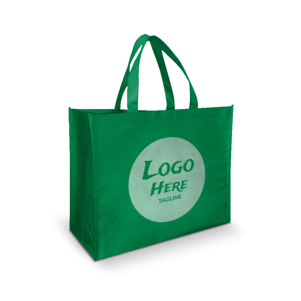 Jumbo Size Promotional Non-woven Bags 80gsm 18"W x 8"D x 14"H