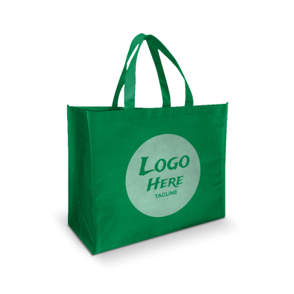 Jumbo Size Promotional Non-woven Bags 80gsm 18"W x 8"D x 14"H