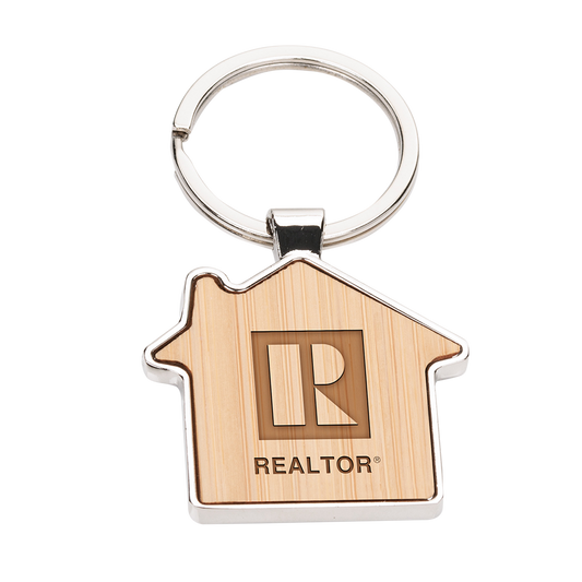 Okina House Keychain - Laser Engraved Logo