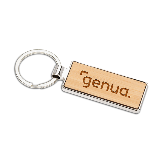 Kerins Rectangle Keychain - Laser Engraved Logo