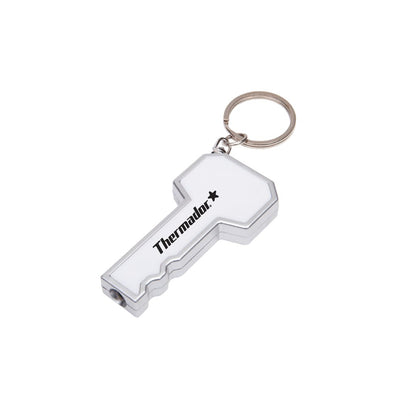 Key LED Flashlight / Keychain - Single or Full Color Logo Printing