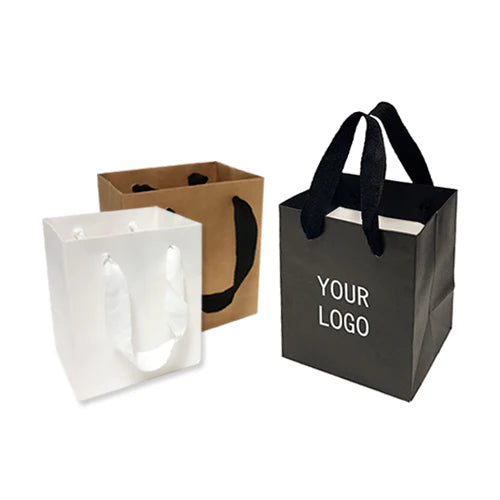 Manhattan Style Heavy Weight Kraft Paper Bags 200gsm - 5"W x 4"D x 6"H