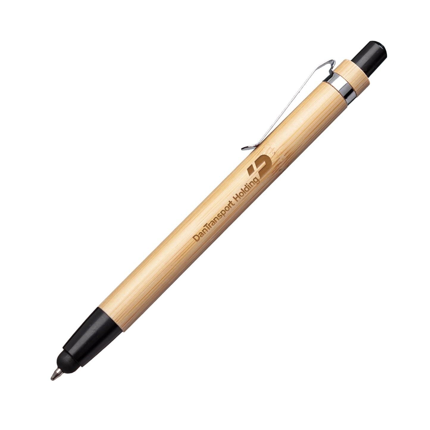 Twain Bamboo Pen & Stylus - Single Color or Full Color Printing