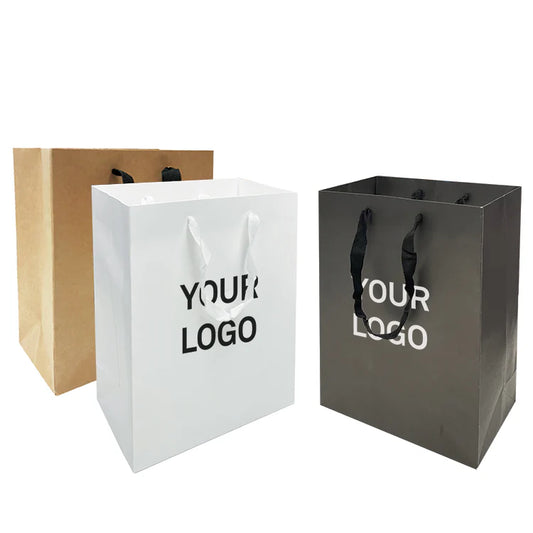 Manhattan Style Heavy Weight Kraft Paper Bags 200gsm - 10"W x 5"D x 13"H