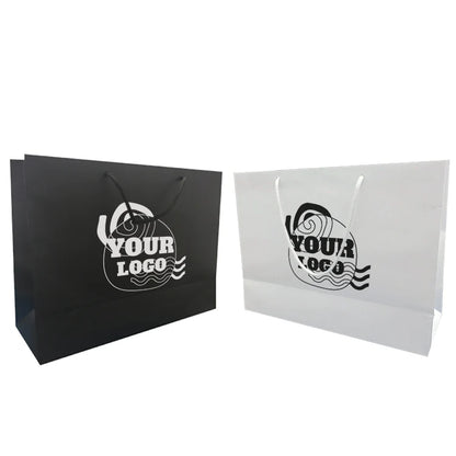 Matte Laminated Paper Euro Tote 157gsm -16"W x 6"D x 12”H