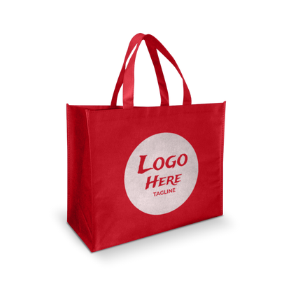 Jumbo Size Promotional Non-woven Bags 80gsm 18"W x 8"D x 14"H