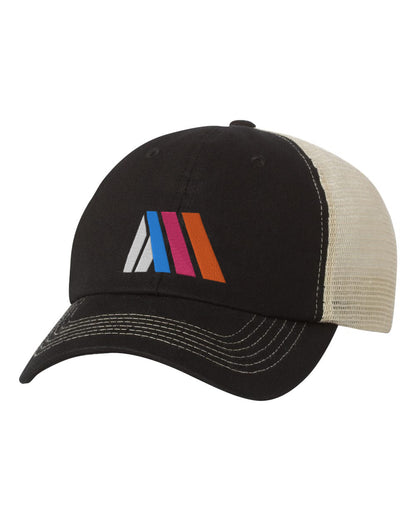 Sportsman - Contrast-Stitch Mesh-Back Cap - Logo Embroidered