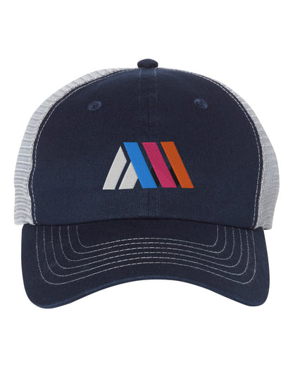 Sportsman - Contrast-Stitch Mesh-Back Cap - Logo Embroidered