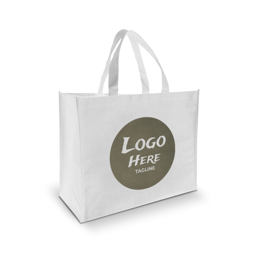 Jumbo Size Promotional Non-woven Bags 80gsm 18"W x 8"D x 14"H