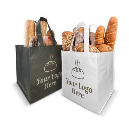 Bakery Box Size Non-Woven Bag 80gsm 11”W x 11"D x 13”H