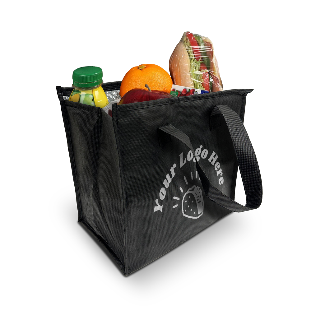 Thermal Cooler Shopping Bag with 3mm insulation 12”W x 8"D x 12”H