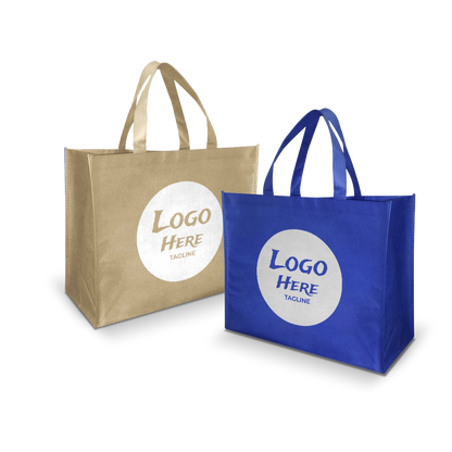 Jumbo Size Promotional Non-woven Bags 80gsm 18"W x 8"D x 14"H