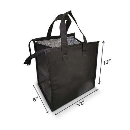 Thermal Cooler Shopping Bag with 3mm insulation 12”W x 8"D x 12”H