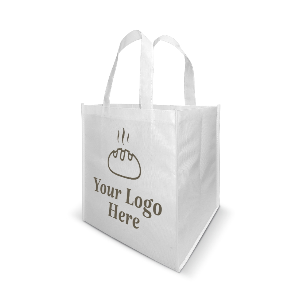 Bakery Box Size Non-Woven Bag 80gsm 11”W x 11"D x 13”H